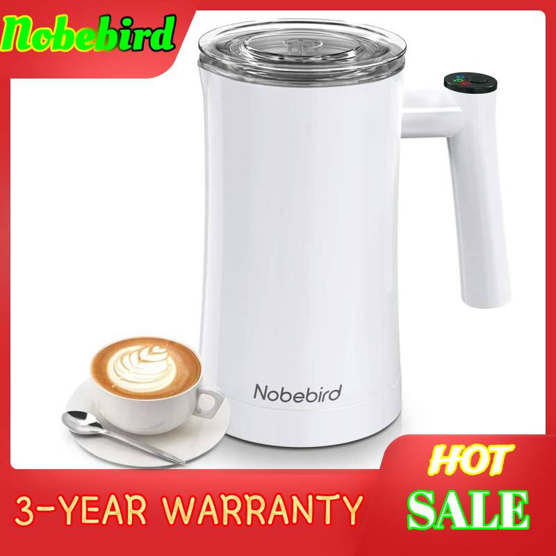 Nobebird Milk Frother Electric Steamer Making Latte Cappuccino Chocolate Automatic Warmer Stainless Steel Home Appliances