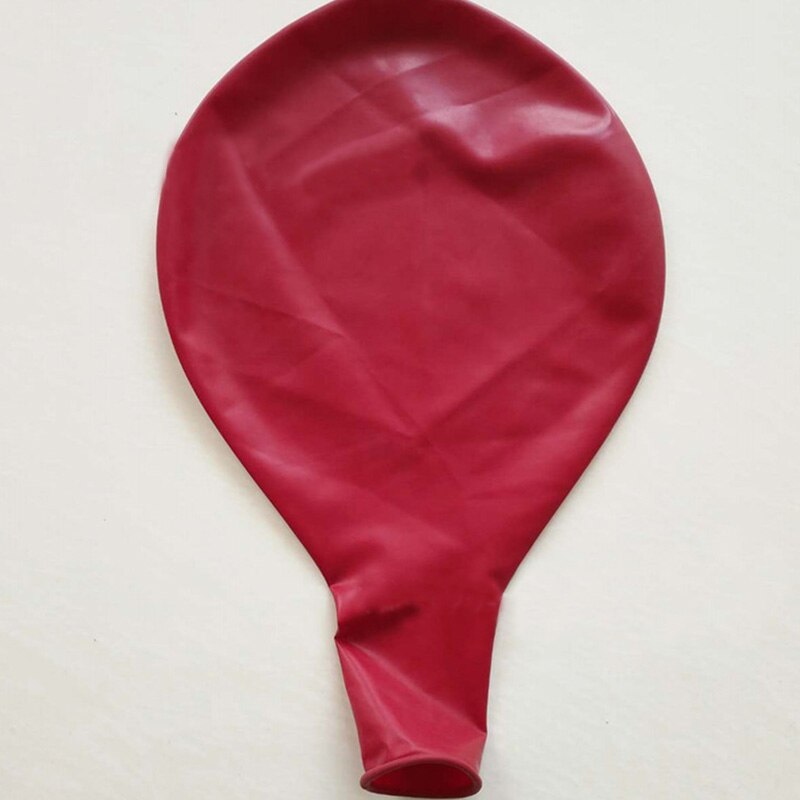 1pcs 36 inch Colorful Big Latex Balloons Helium Inflable Blow Up big Balloon Wedding Birthday Party Large Balloon Decoration: Wine red