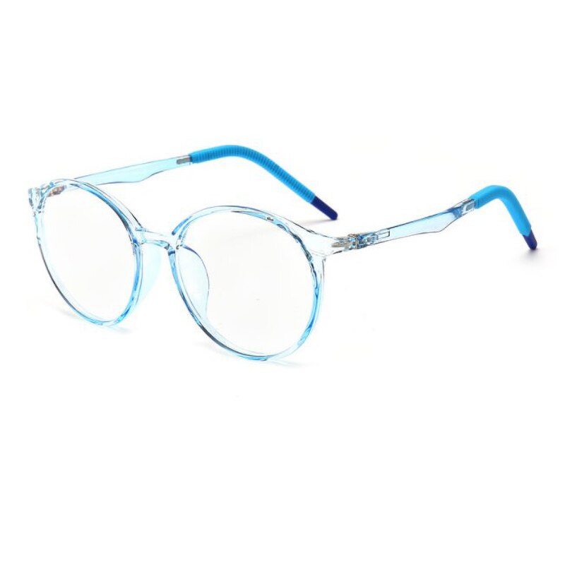 Ggovo Kinderen Anti Blauwe Glazen Meisje Computer Blauw Licht Eyewear Meisje Platte Spiegel Oculos De Sol kid Bril: blue