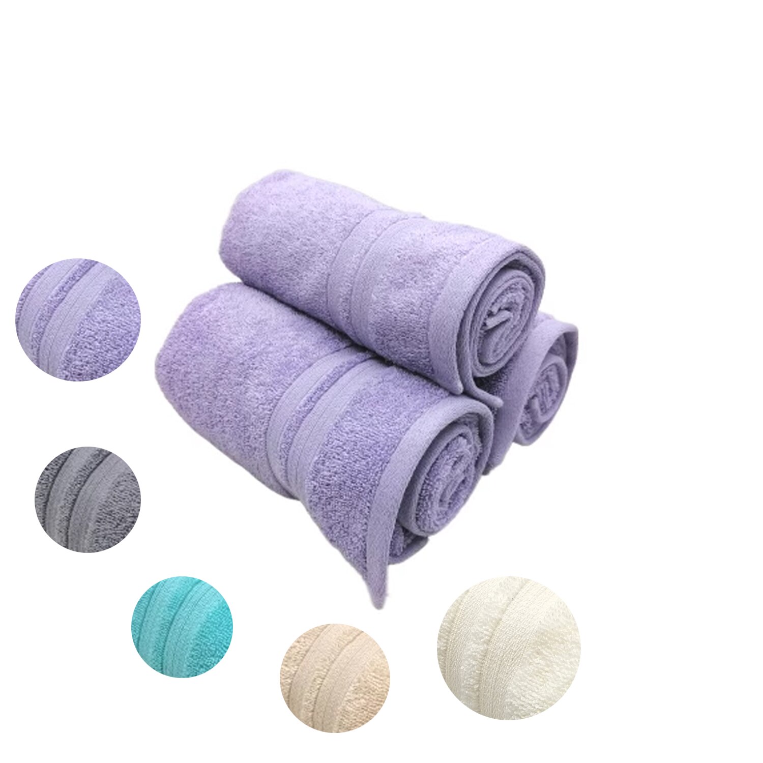 3 pièces 45x85 cm serviette pur coton ménage doux visage lavage serviette interrompu Couples absorbant serviette essuyer chaque visage serviette de bain