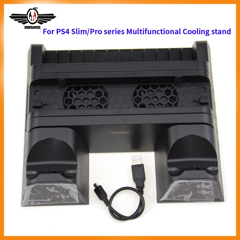 Voor  ps4/ slanke/professionele koelboxen, multifunctionele verticale koelstandaard, voor  ps4 controller-oplader en oplaadstation