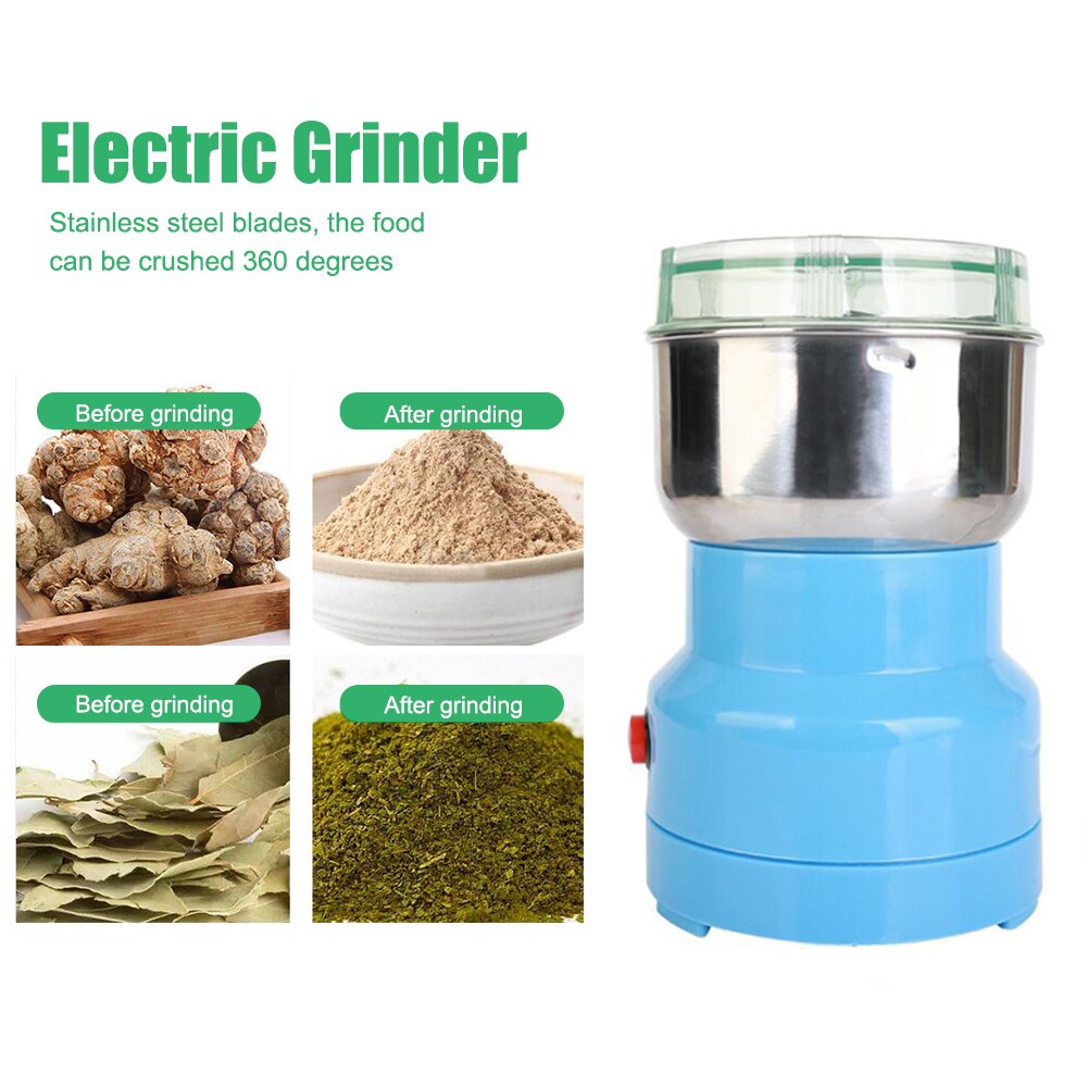 Kitchen Tool Electric Grinding Multifunctional Coffee Beans Powder Herb Grains Food Nut Milling Smash Machine Household