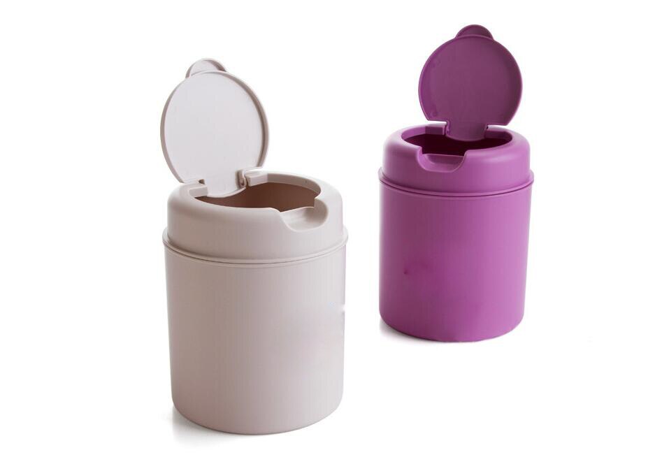 1PC Mini desktop trash cans household clean trash cans trash bin cesto de lixo desk organizer garbage plastic bucket cubo basura