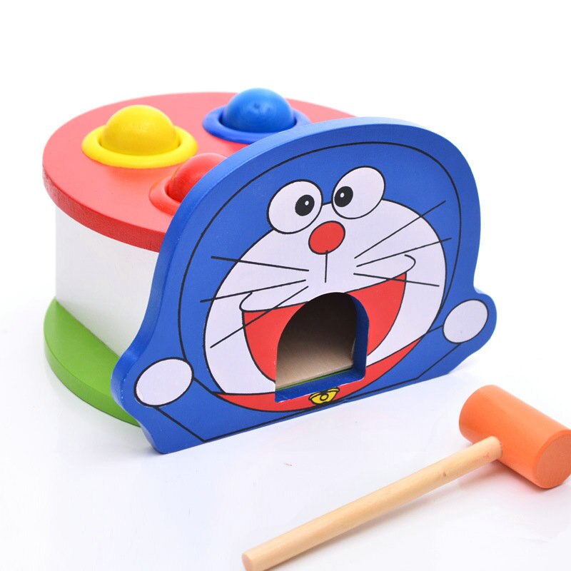 Cartoon Animals Wooden early childhood education toys, Baby educational hamster toy,hammer beat games kindergarten supplies