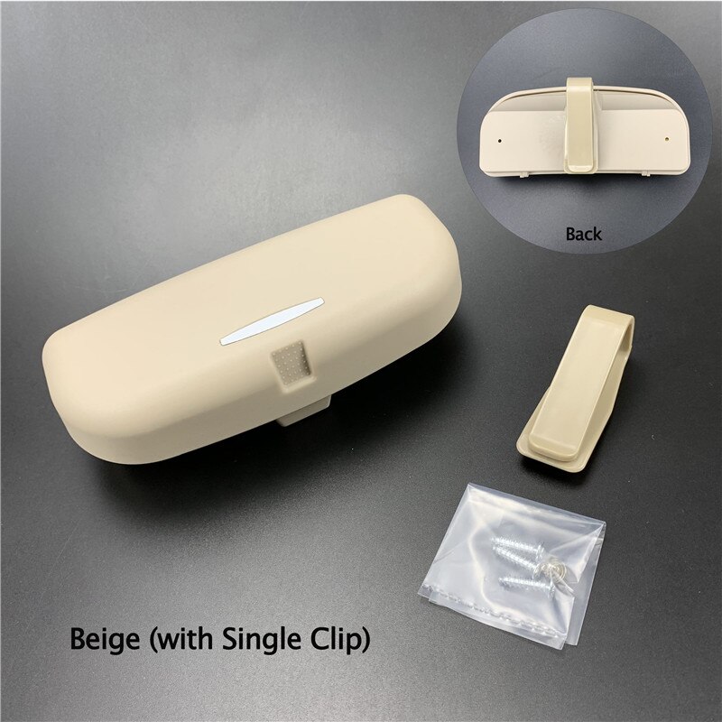 Accesorios para coche parasol funda para Citroen DS-series C-Quatre C-Triomphe Picasso C1 C2 c3 C4 C4L C5 Xsara Cactus Elysee: Single Clip Beige