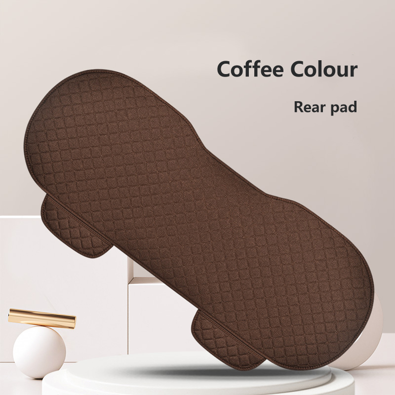 Breathable fabric fabric linen car seat cover Four Seasons General Motors seat cover cushion car seat protection pad car interio: dark blue