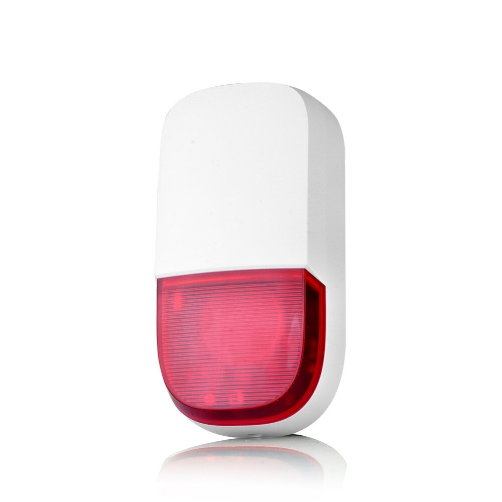 Sirena inalámbrica para exteriores, sirena flash de 433 MHz, para H6, de sistema de alarma