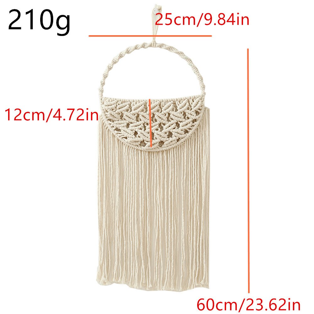 Macrame Flower Basket Garden Pots Planters Macrame Wall Haning Planter BohoTapestry for Bedroom Apartment Living Room Decor: Basket 1