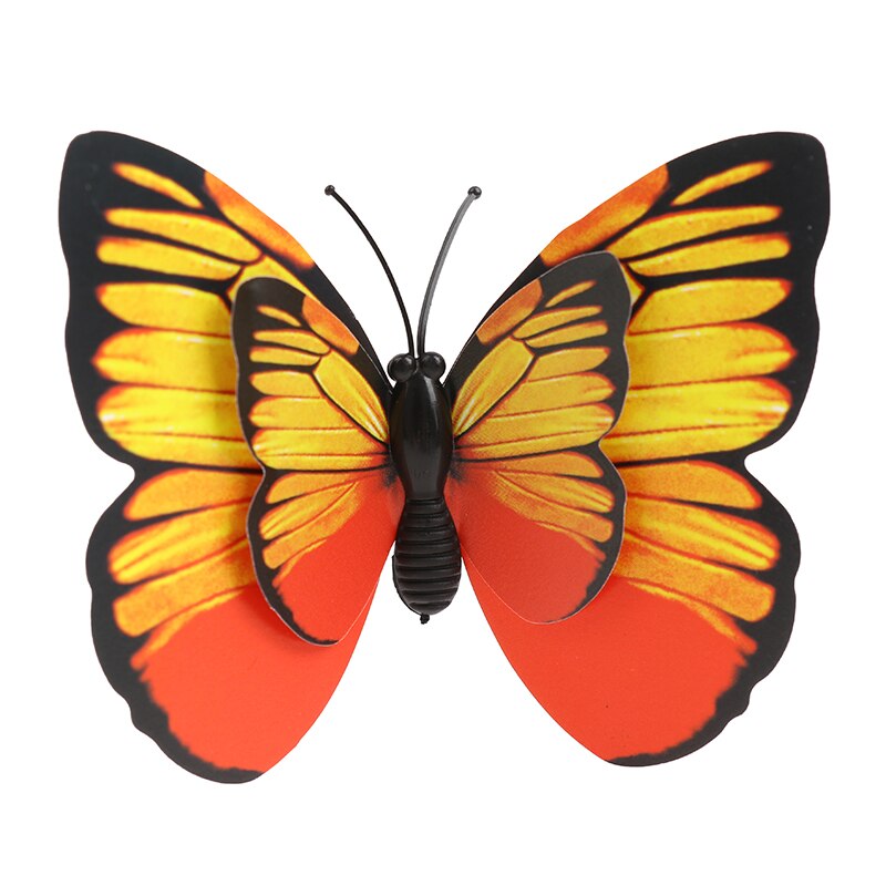 Bos Van Vlinders Dubbele Laag Stakes Bloempotten Tuin Yard Planter Decor