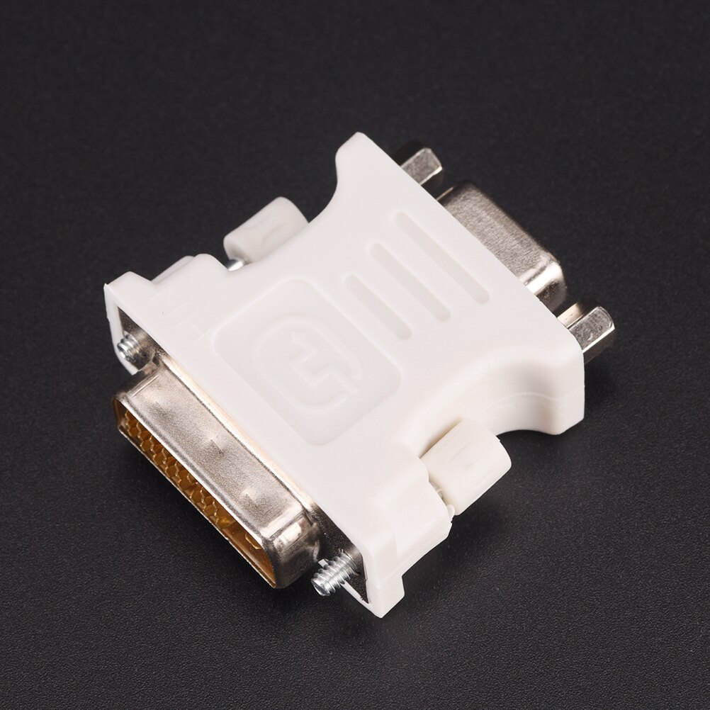 Adaptateur 24 + 1 broches vers VGA femelle, 25 broches (double lien), mâle vers 15 broches