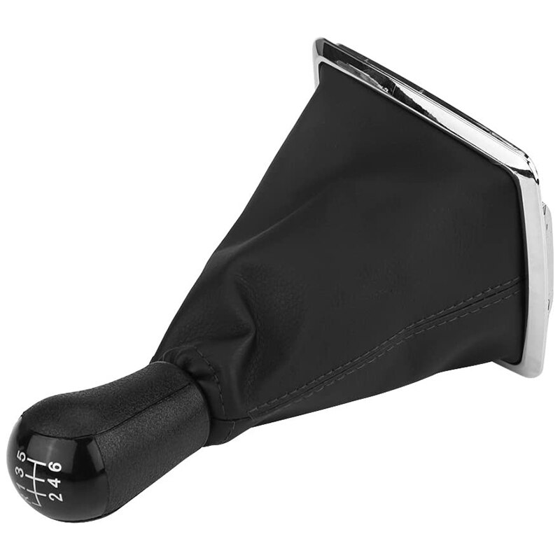 6 Speed Gear Shift Knob Gaiter Boot Cover Kit Gear Shift Knob for Ford Focus MK2 2004