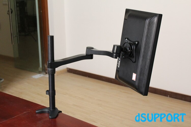 MD1021 Aluminum Desktop Monitor Mount Arm Full Motion 360 Degree 13-24" LCD LED Computer Monitor Holder Loading 5kgs Silver