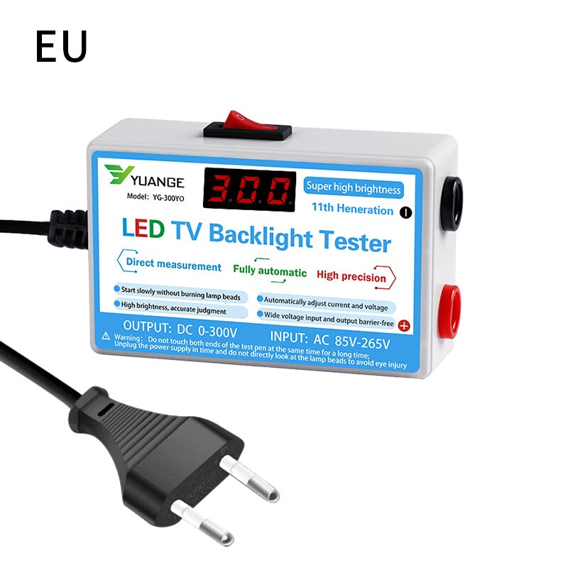 LED TV Tester Multi-function Free Screen Repair Lamp Bead Test Tool Measuring Instrument LED Bead Test Tool: European Regulations