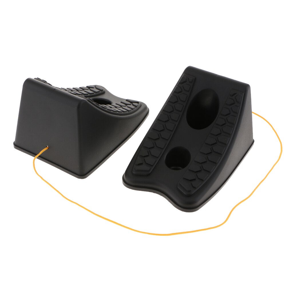 2 Stuks Auto Anti-Slip Blok Rubberen Autoband Anti Stopper Wieluitlijning Blok