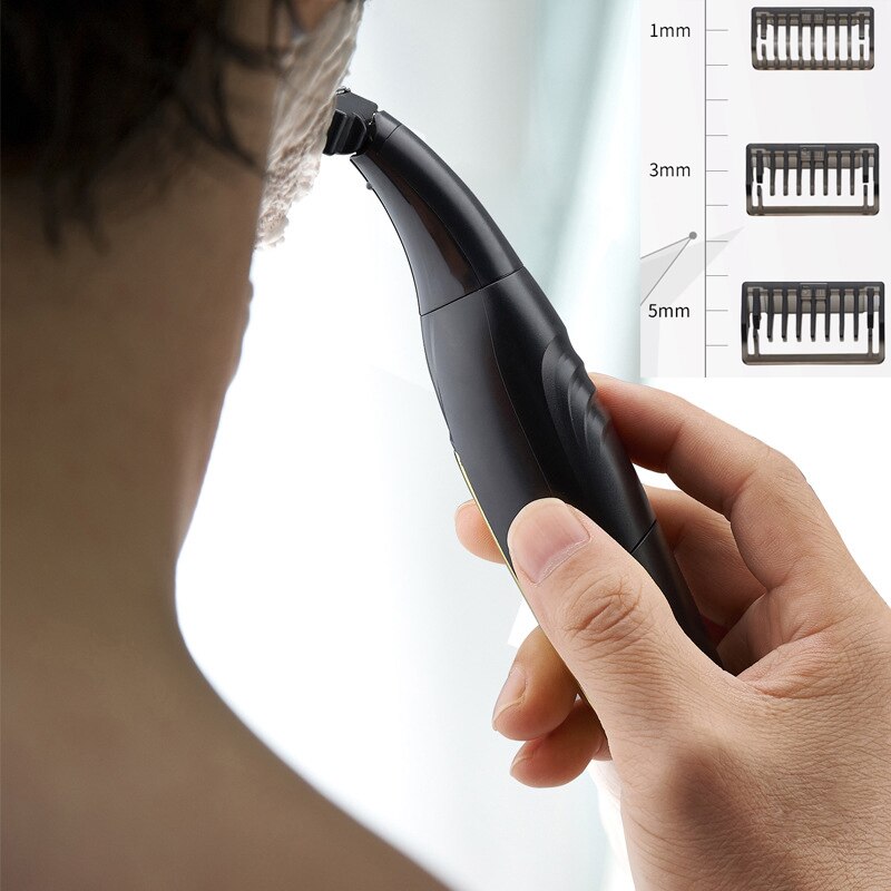 3 in- in-1 elektrisch scheerapparaat voor mannen, elektrisch scheerapparaat voor het lichaam, gezichtsreinigingsborstel, oplaadbare neustrimmer voor vriendjes