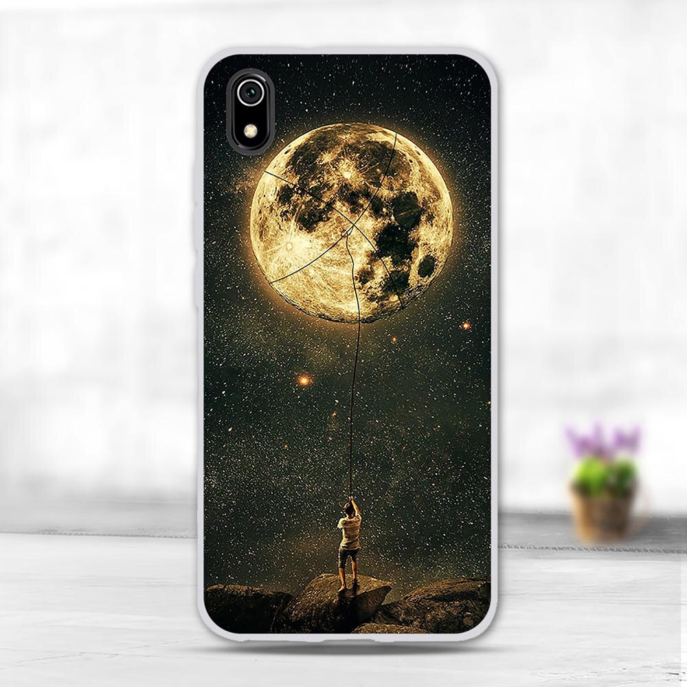 Funda para Xiaomi Redmi 7A Funda de silicona suave TPU para Redmi 7A Funda de teléfono Funda Linda Capa para Xiomi Redmi 7A Capa parachoques