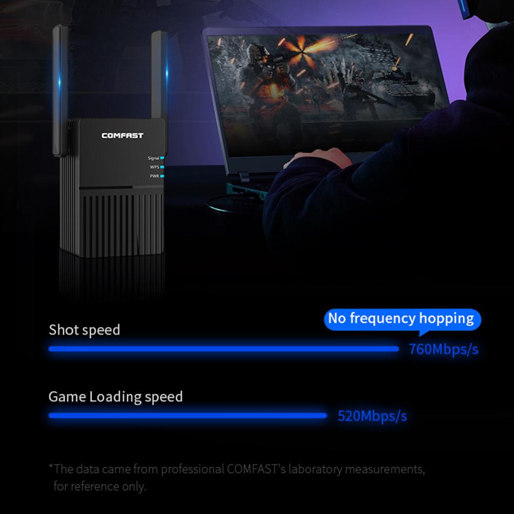 5Ghz WiFi Repeater Wireless Wifi Extender 1200Mbps Wi-Fi Amplifier 802.11N Long Range Wi fi Signal Booster 2.4G Wifi Repeater