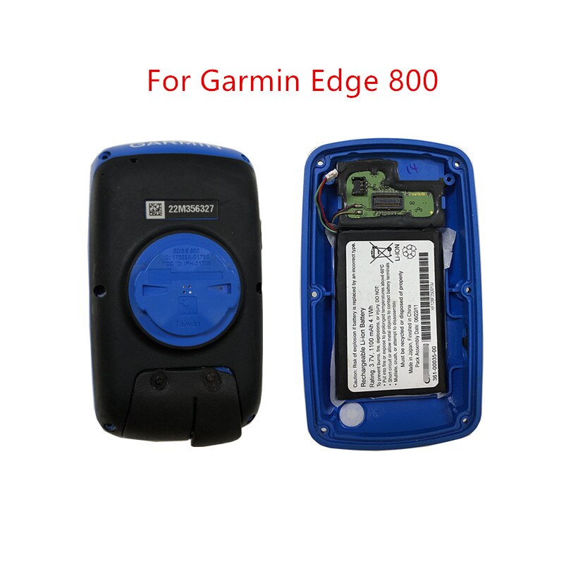 Reemplazo de carcasa trasera para garmin edge 800, Original, reparación con batería, puerta trasera