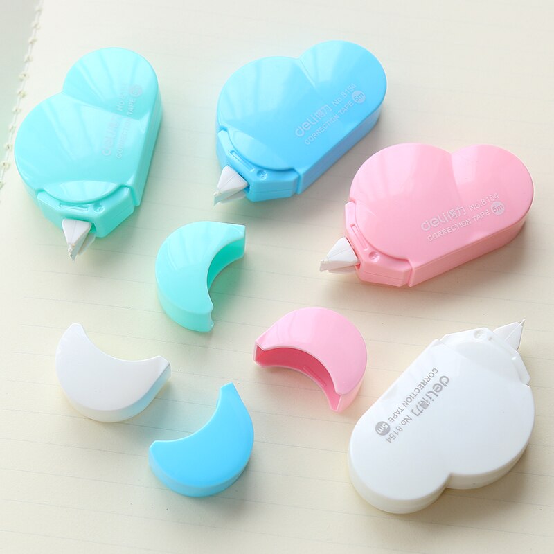 5mm X 5m Deli Cute Kawaii Cloud Mini Small Correction Tape Korean Sweet Stationery Novelty Office Kids School Supplies Children