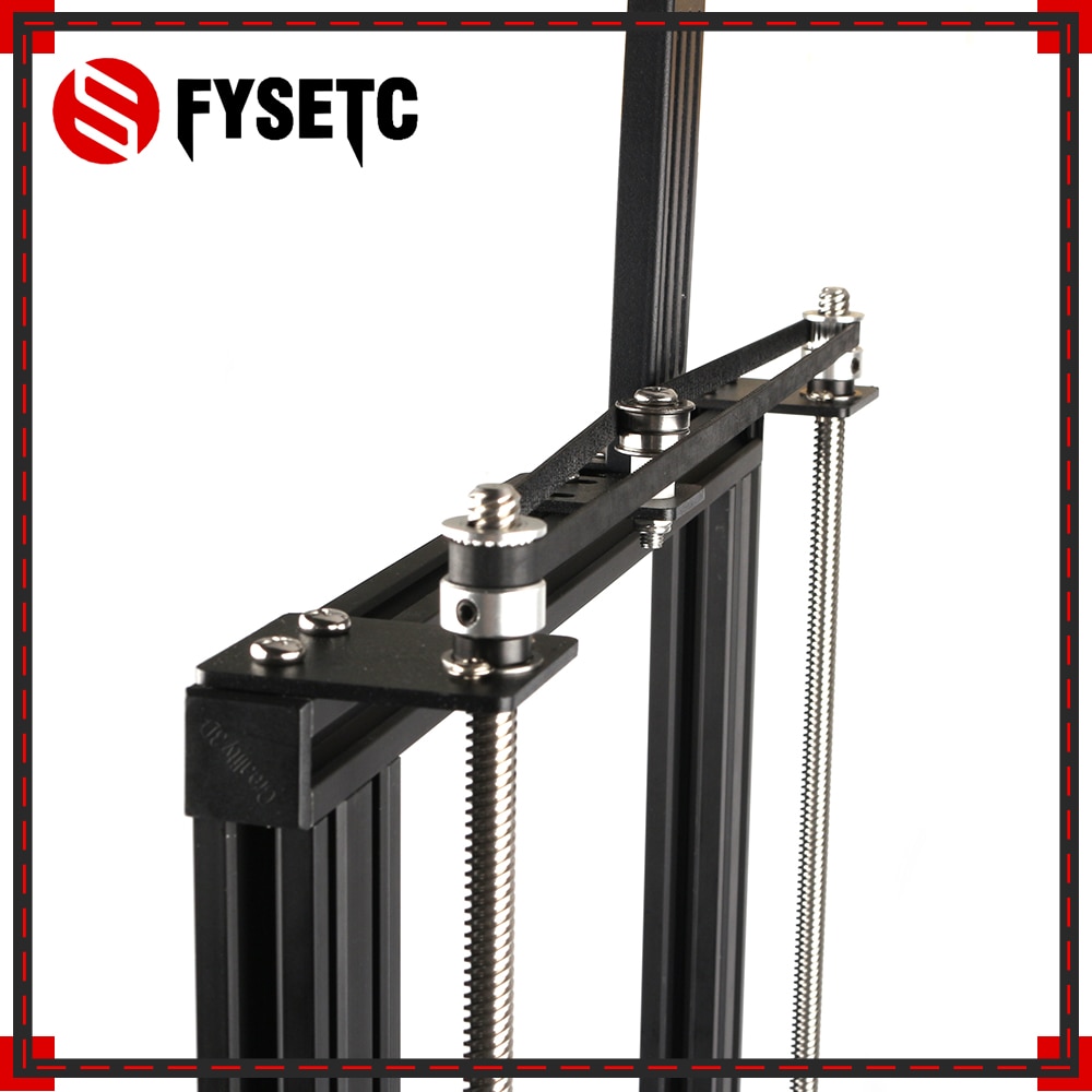 3D Printer Part Dual Z axis Upgrade Kit Dual Z Tension Pulley Set For Creality Ender-3 3D Printer Single Motor Dual Z-axis