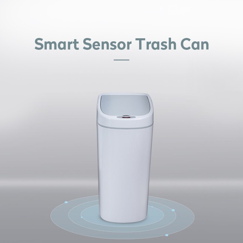 10L Narrow Type Trash Can Zero Waste Recycle Bin Automatic Trash Bin Smart Kitchen Dustbin Touchless Garbage Rubbish Waste Bin