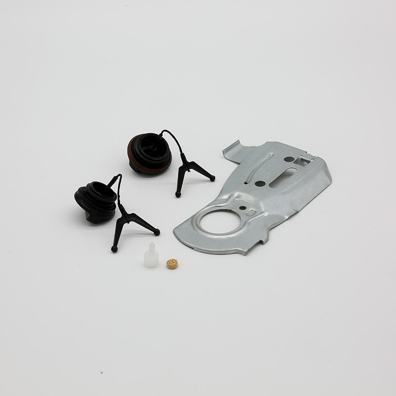 Oil Pump Plate Tank Vent Breather Fuel Oil Cap Kit For Husqvarna 340