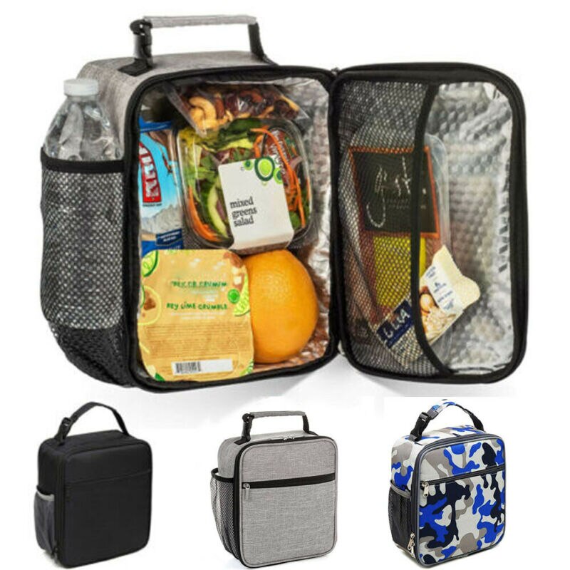 Insulated Lunch Bag Coolbag Work Picnic Food School Storage Box