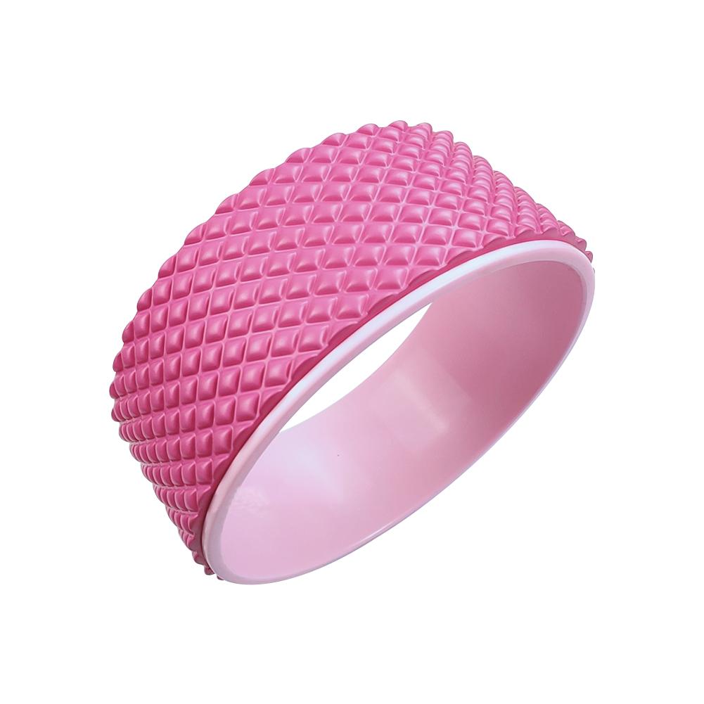 Yoga Wheel - Pilates Back Roller - 3D Massage Training Tool - Bodybuilding & Beginner Workout