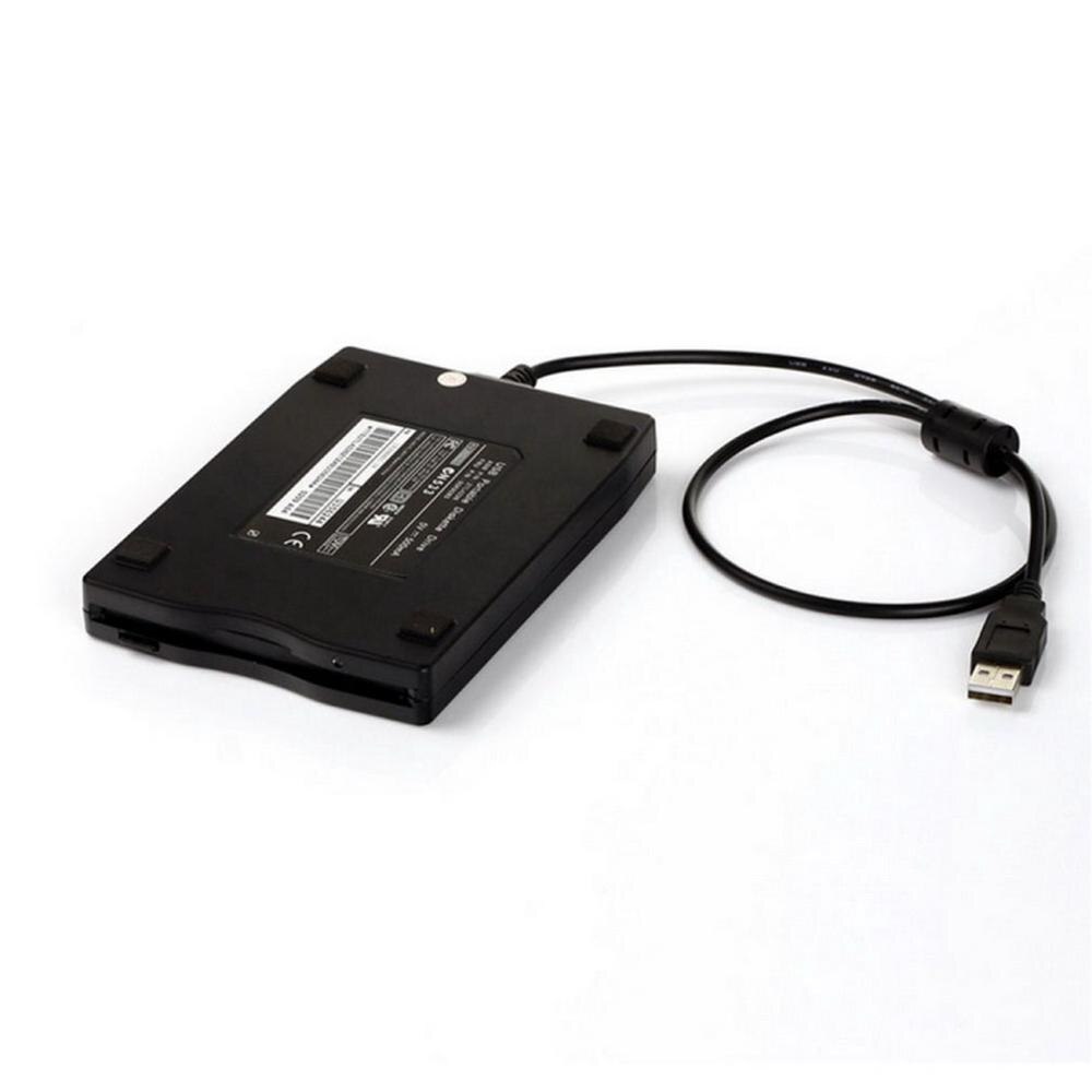 3.5 inch 1.44MB FDD Disk Black USB External Drive Portable Floppy Disk Drive Diskette FDD For Laptop Desktop PC