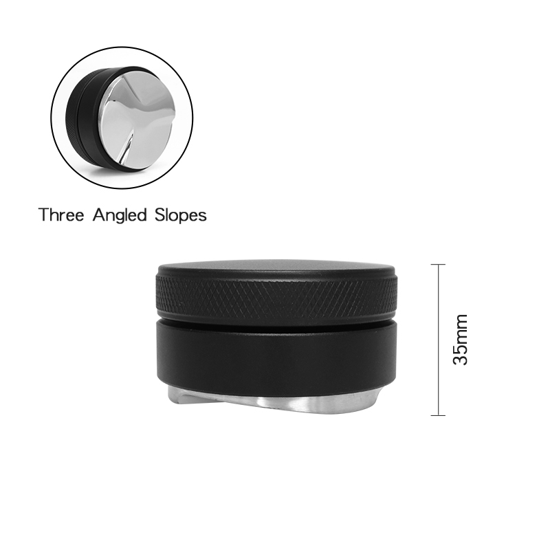 Coffee Tamper 57mm 57.5mm Constant Pressure Elasticity Distributor Tools For Lelit Anna Barista Espresso Machine Accessories: light yellow / 58.3mm