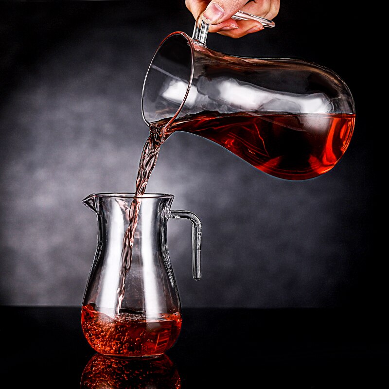 Separador de licor acrílico PC exprimidor con vino tinto Fen vino plástico decantador transparente café fruta jugo alcohol contenedor