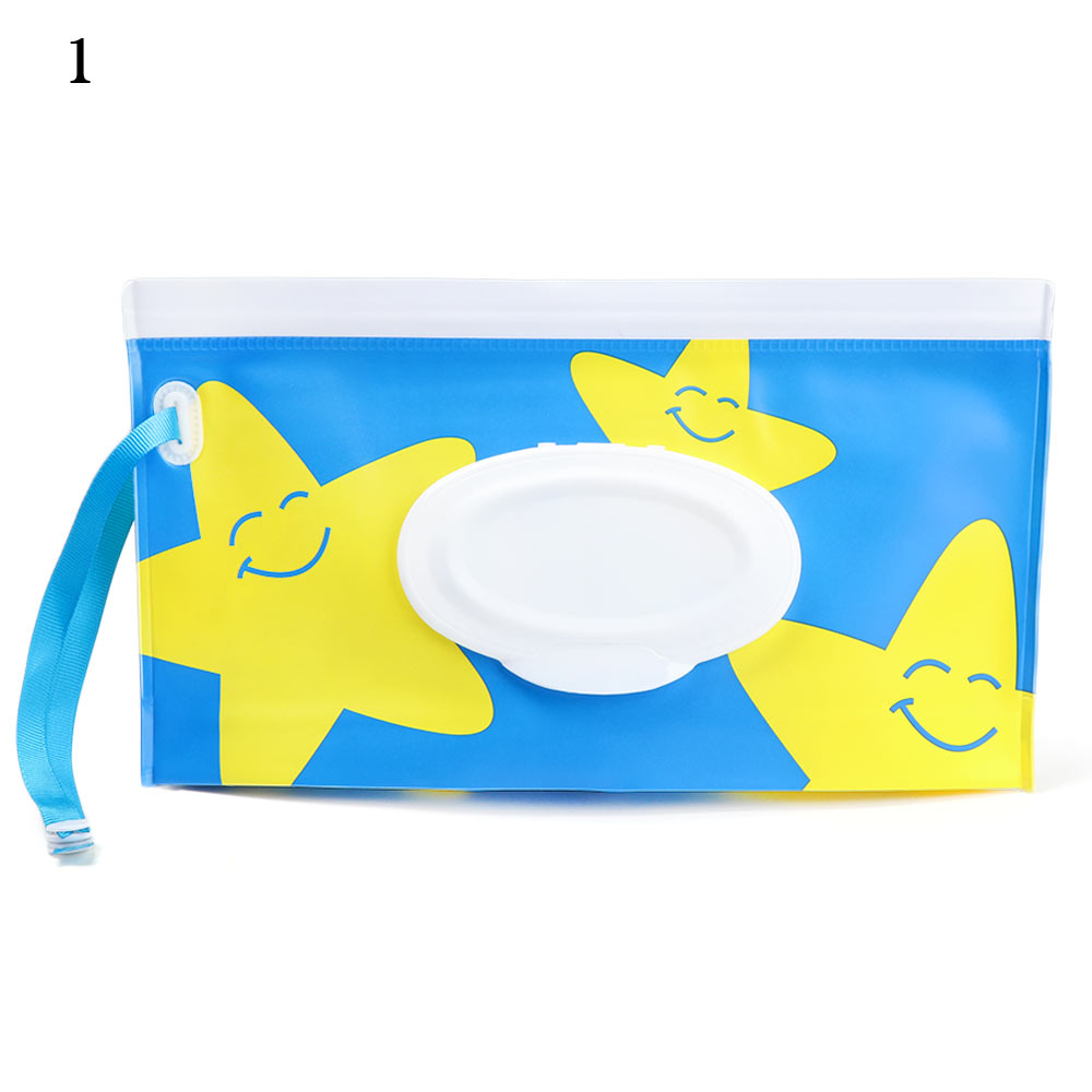 New EVA Baby Wet salviette custodia porta salviette uso riutilizzabile borsa per salviettine umidificate Flip Cover scatola per fazzoletti passeggino per esterni accessori: Style 1-1