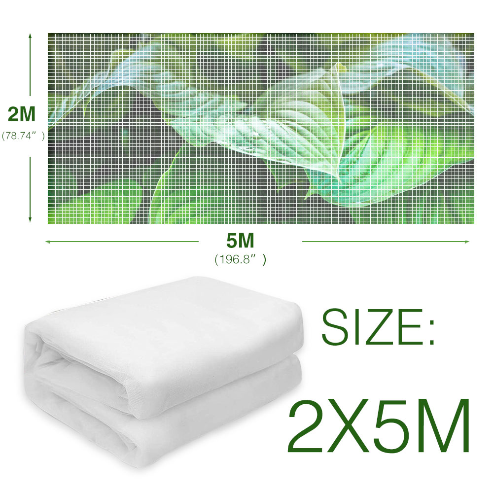 Garten Nylon Netze für Gewächshaus Obstgarten Gemüse Insekten Schutz Pflege Abdeckung Blume Schutzhülle Schädlingsbekämpfung Anti-vogel Mesh: L / Blau