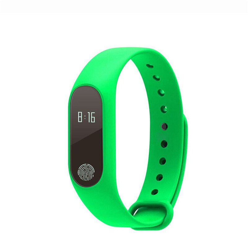 M2 Heart Rate Smart Stride meter Bluetooth 4.0 Smartband & Sleep Monitor: Green