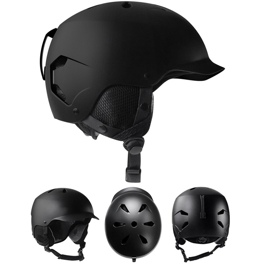 Casco de esquí para deportes al aire libre Unisex, ultraligero, ajustable, para invierno, Snowboard, antiimpacto, moldeado integralmente