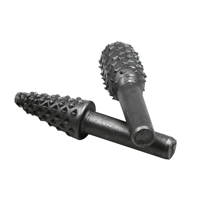5pcs/set Woodworking Rotary Embossed Rasp Metal Grinding Carpenter Handheld Tools Wood Carving Files Burr Electric Grinder
