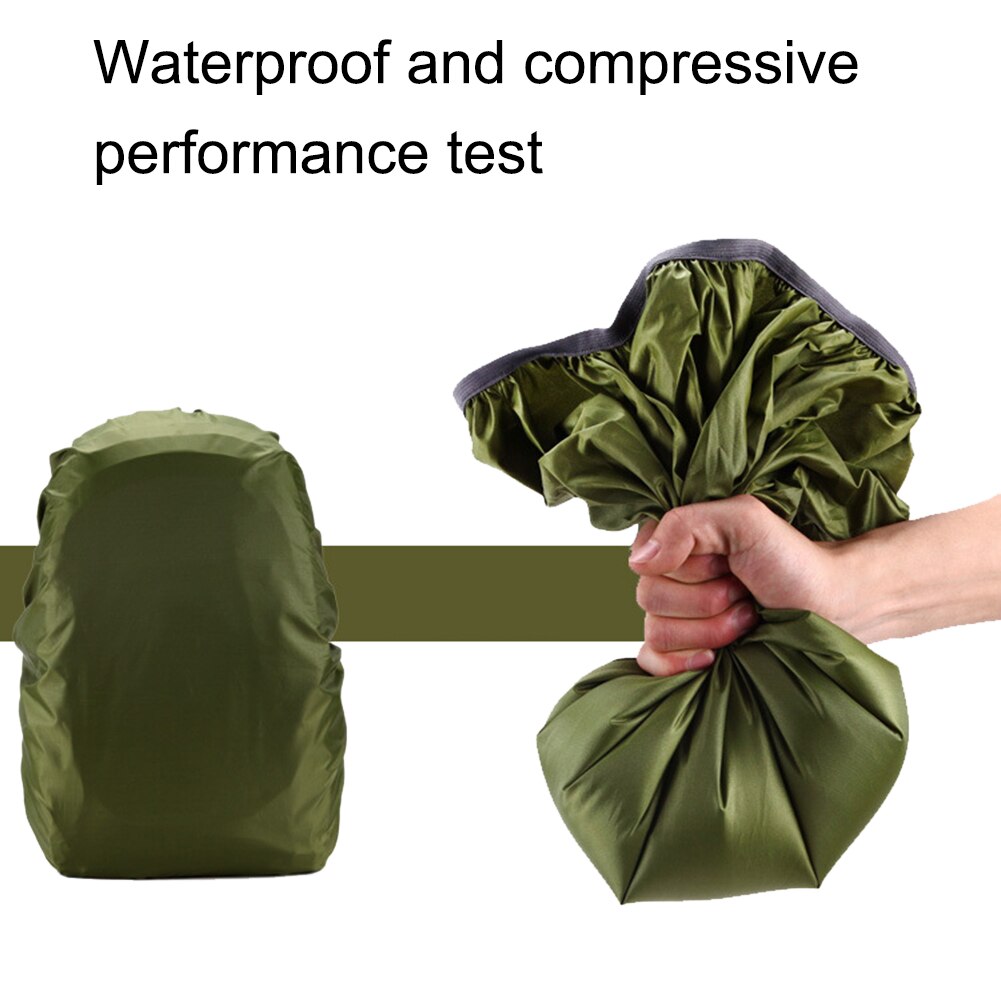 Vandtæt rygsæksdæksel med stor kapacitet udendørs bjergbestigningstaske regntæt regntæppe til rejsetaske