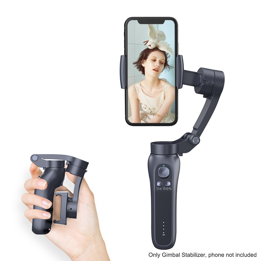 3 Axis Universele Oplaadbare Quick Release Face Tracking Reizen Stabiele Draagbare Opvouwbare Handheld Gimbal Stabilizer Anti Shake