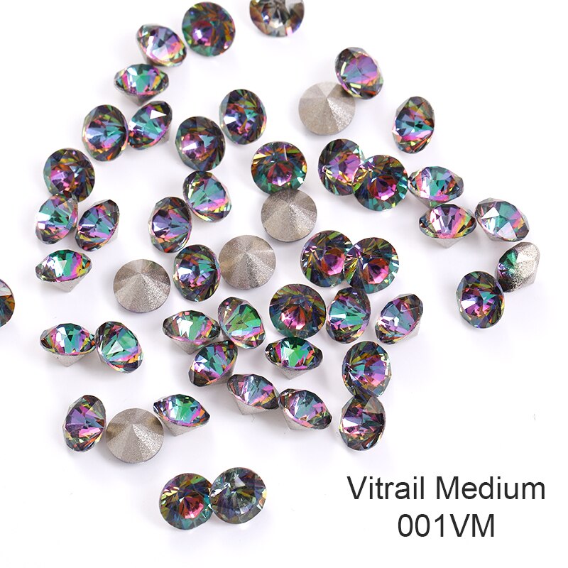 5Mm 50Pccs/Pack Jewerly Edelsteen 32 Snijden Gezichten Diamanten Ring Earring Crystal Xirius Steen K9 Kristallen Nail decoraties: Vitrail medium