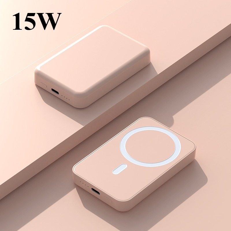 30000mAh Magsafe Power Bank 15W Carregamento rápido portátil de backup Bateria magnética externa Carregador sem fio para iPhone: Azul / 30000mAh