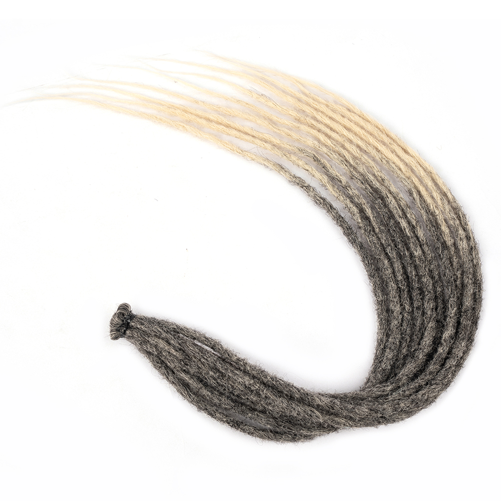 Synthetic Dreadlock Extensions 10 Root/pack Hippie Single Ended Dreads Ombre Loc Extensions 24 Inch Reggae Style Crochet Hair: T1B/613