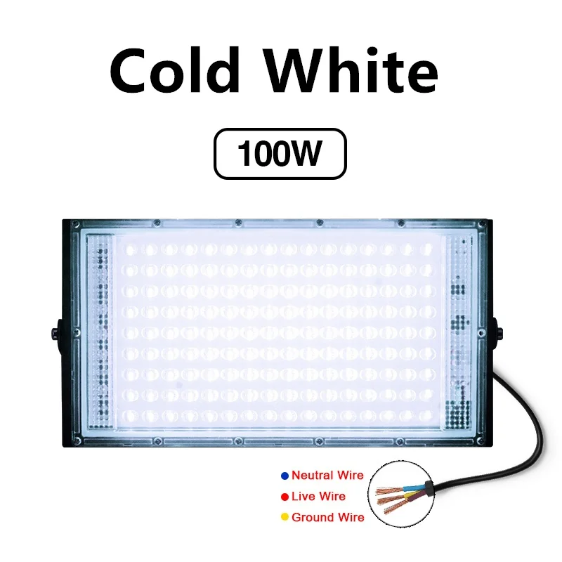 Lampe horticole de croissance LED, 50/100W, AC 220V, pour serre/chambre de culture, éclairage pour plantes: changeant
