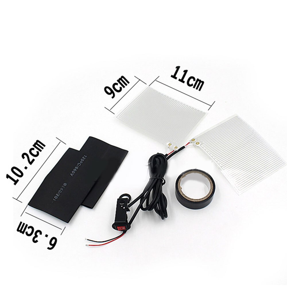 12v elektrische motorfiets handvatverwarming verwarmde handgrepen e-bike stuurverwarmer motorfiets elektrische handgreep