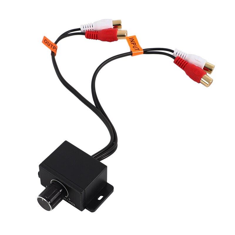 Universal Car Amplifier Bass Remote Volume Control Potentiometer Rca Input and Output 2Rca Car Potentiometer