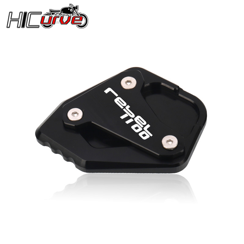Motorrad CNC Tritte tand Fuß Seitenst änder Verlängerung kissen Unterstützung Vergrößerung platte für Rebellen cmx1100 cm1100 cmx