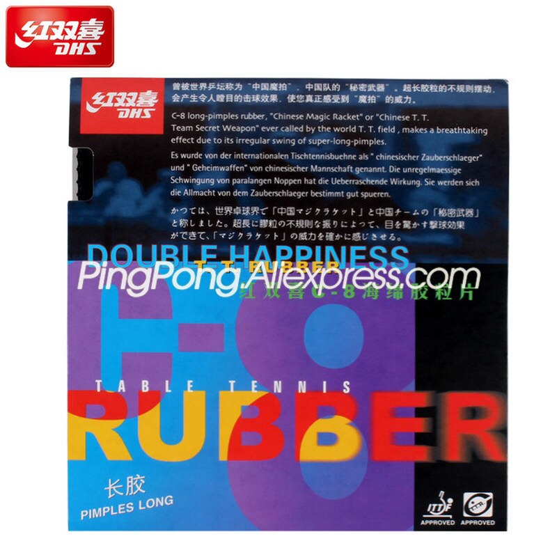 DHS C-8 (C8, C 8) Lungo Pip-fuori Tennis Da Tavolo... - Grandado - Foto 7