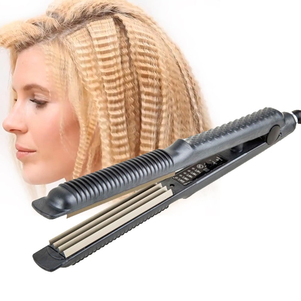 Golfplaten Haar Pluizig Haar Styler Golf Golfkarton Crimper Golven Voor Lady Straightening Hair Iron Styling Tool