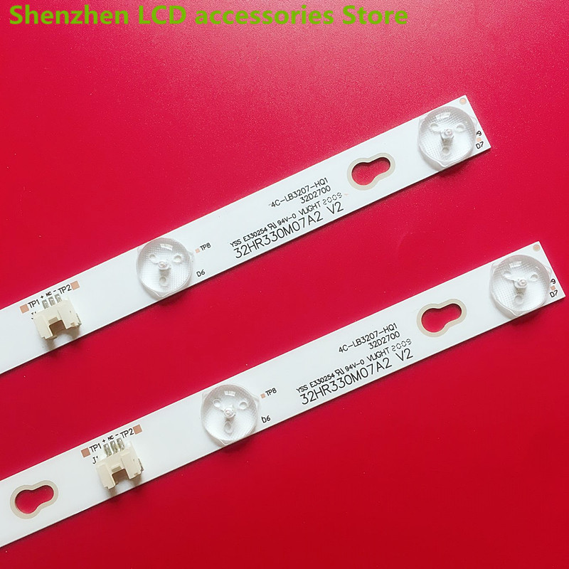 FOR TCL L32F3303B L32F1680B 3800A Light bar TOT-32D2700-2X7-3030C-7S1P 7LED 55CM 6V LED backlight strip