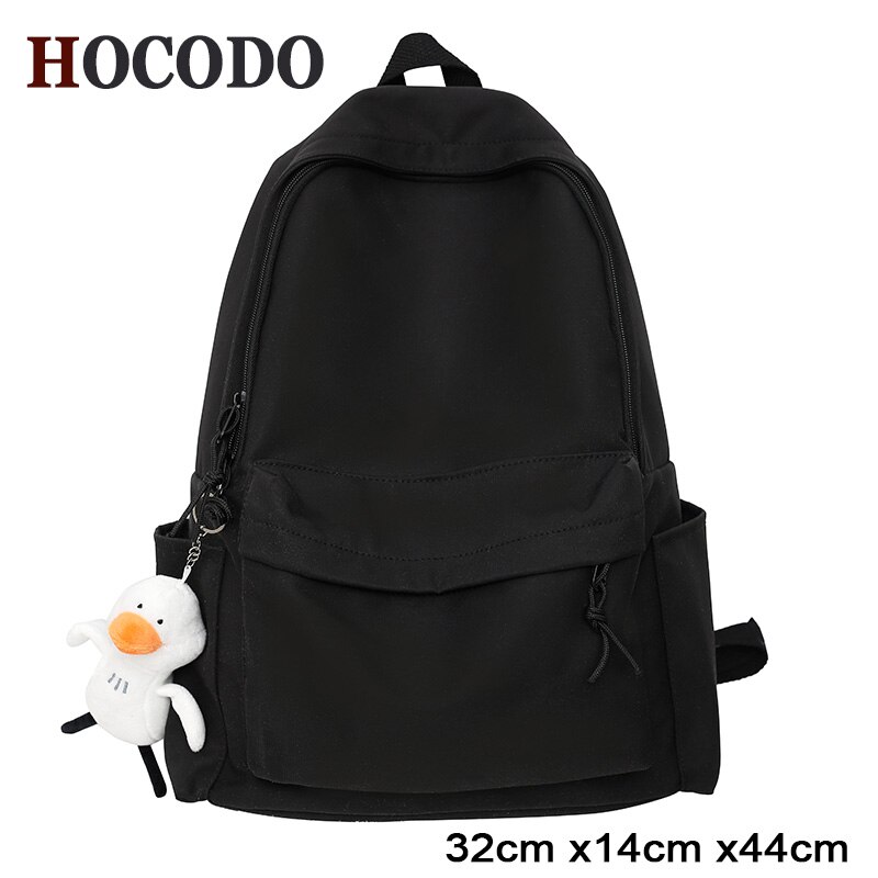 Backpack women black leather backpack - Stylish and compact leather ba