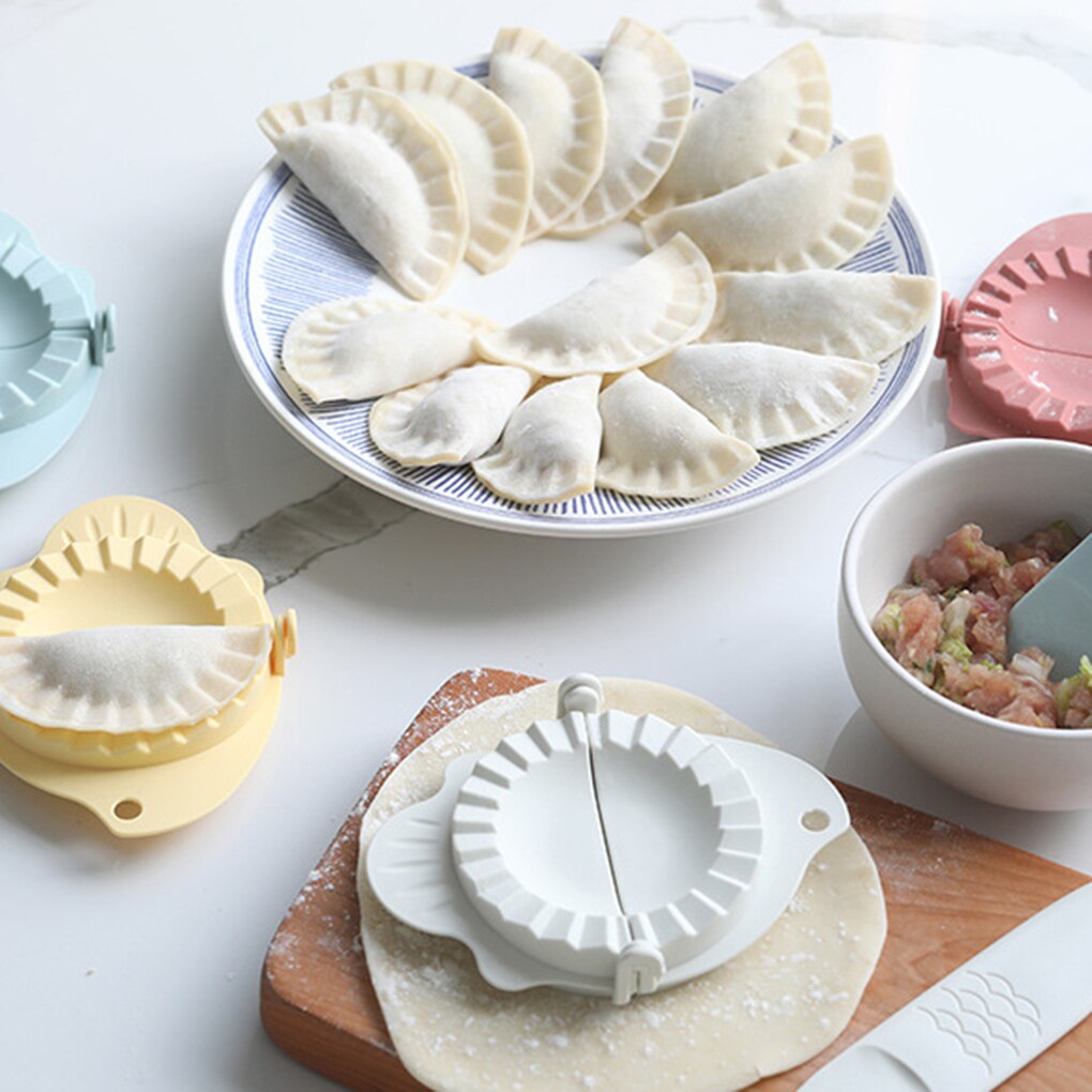 Plastikowa maszynka robić pierogów obwoluta krajalnica robić ciasta ciasto Ravioli forma ciasto Crimper gadżety kuchenne